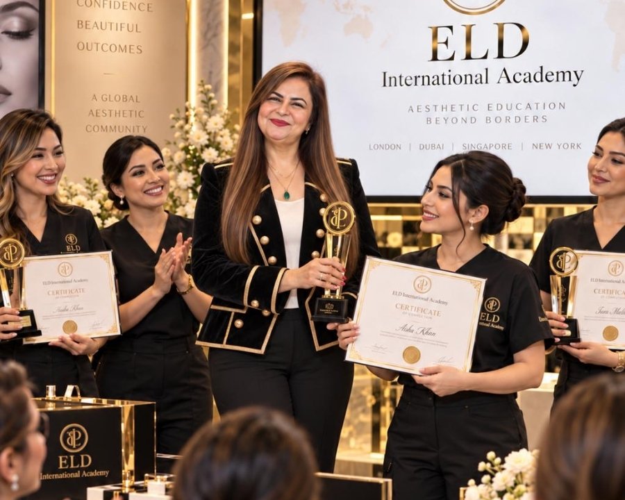 ELD International Academy — aesthetic education certification ceremony